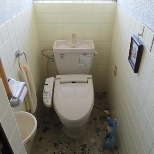 岡山県矢掛町の物件のトイレ。