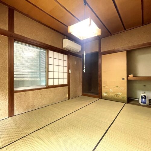 兵庫県洲本市の物件の和室。風通しもよさそう。