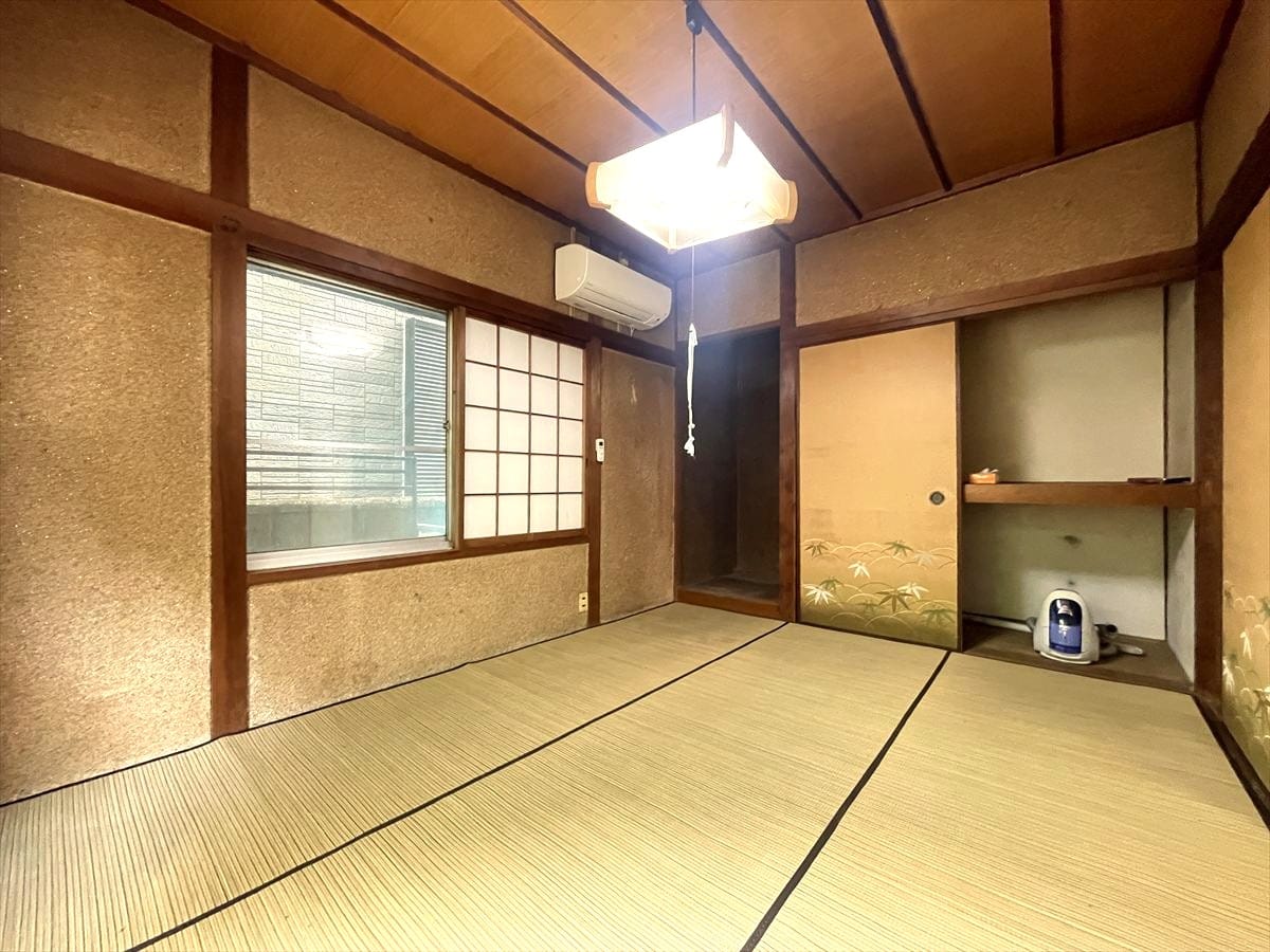 兵庫県洲本市の物件の和室。風通しもよさそう。