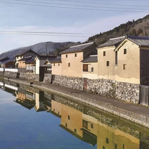 兵庫県佐用町の宿場町・平福。