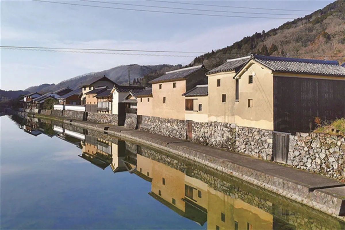 兵庫県佐用町の宿場町・平福。