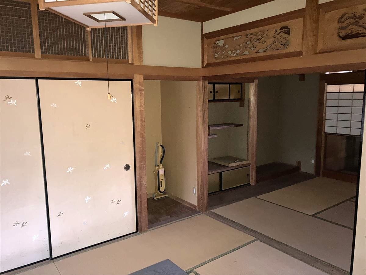 山口県萩市の物件の和室。