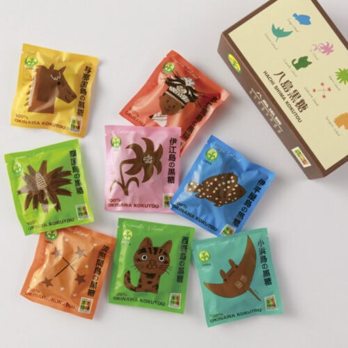 【沖縄県】 沖縄県黒砂糖協同組合の八島黒糖 8袋入り 800円