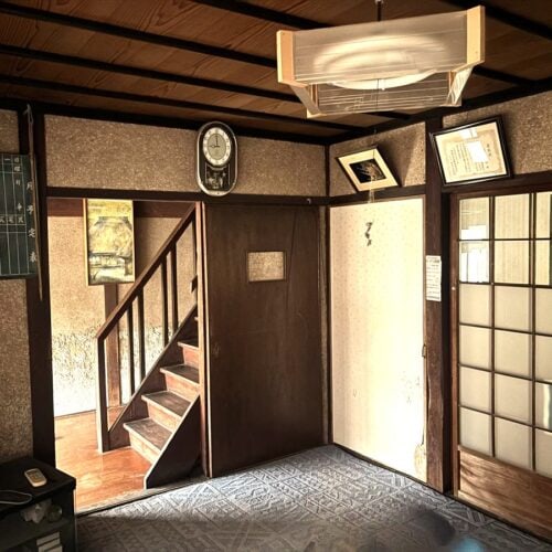 広島県三次市の物件の6畳和室。