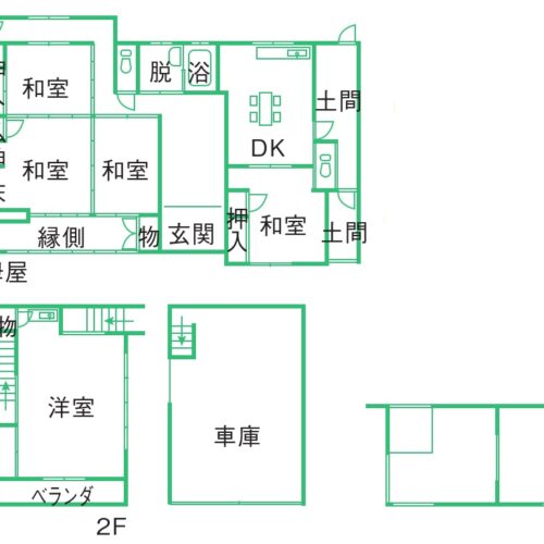 兵庫県佐用町の物件の間取り図