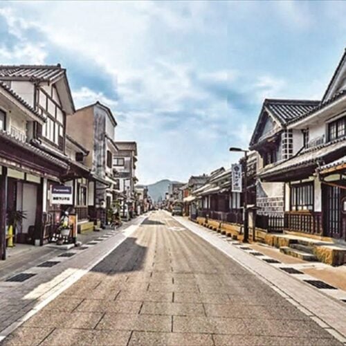 岡山県矢掛町の矢掛宿(矢掛商店街)。