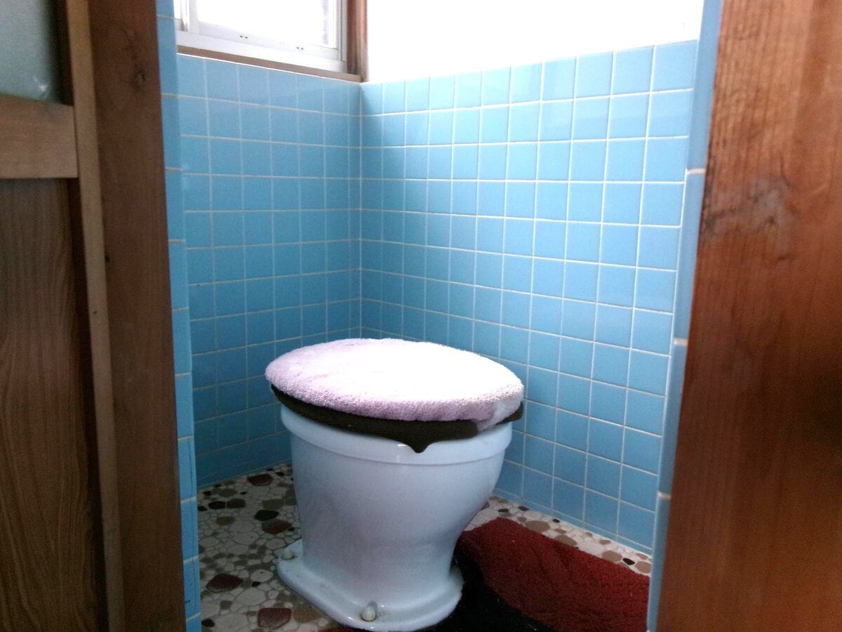 兵庫県佐用町にある物件のトイレ。