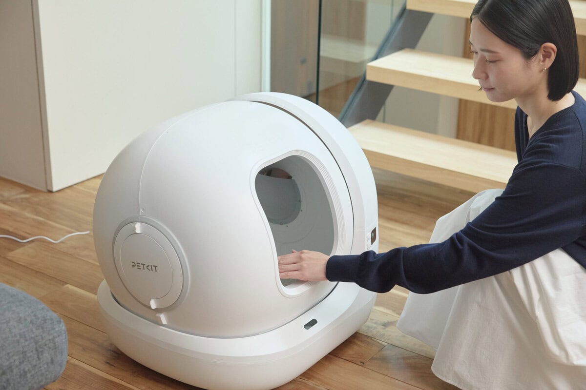 PETKIT Pura Max2_センサーで反応して回転が止まる