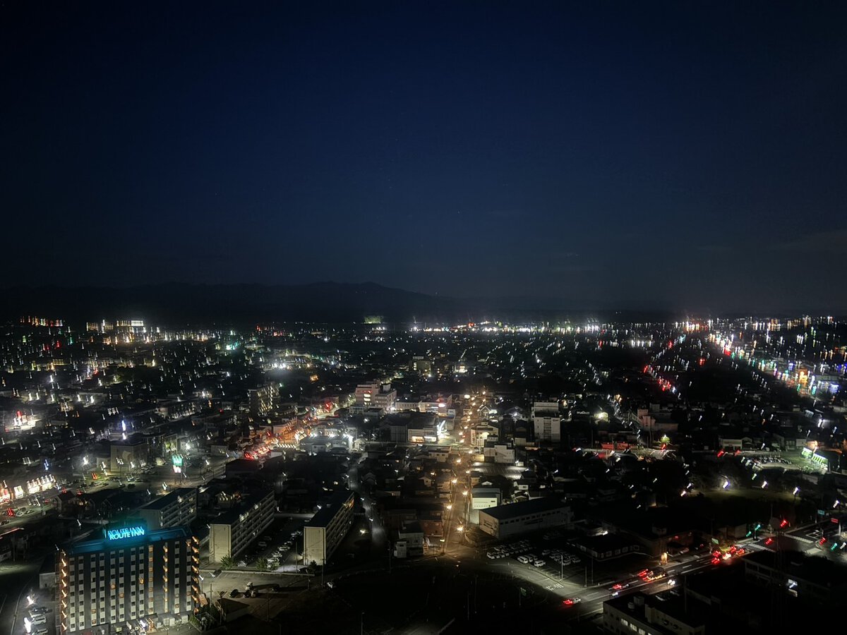 道の駅 あきた港の夜景