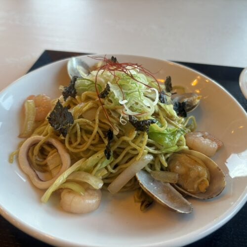 道の駅 おがの「しょっつる焼きそば」