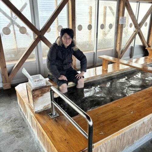 道の駅 象潟の足湯