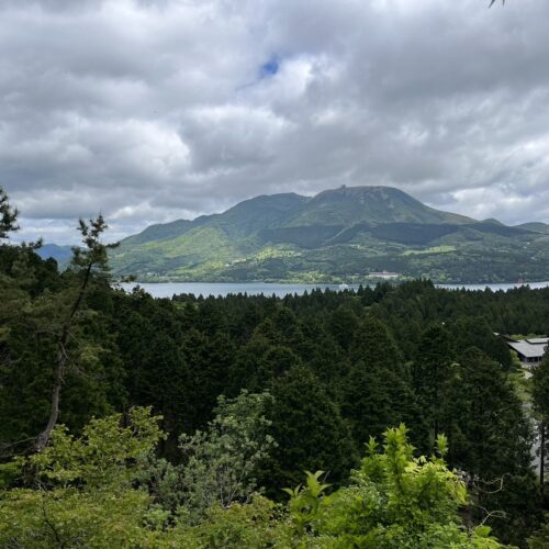 道の駅 箱根峠からの景色