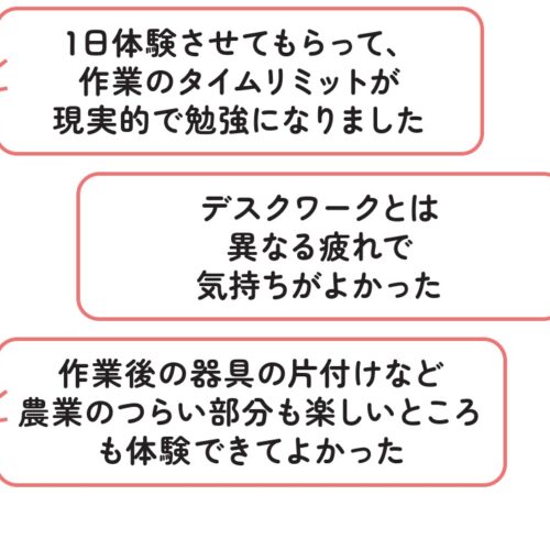 福島県の「移住就農お試し体験」へ参加した方の声