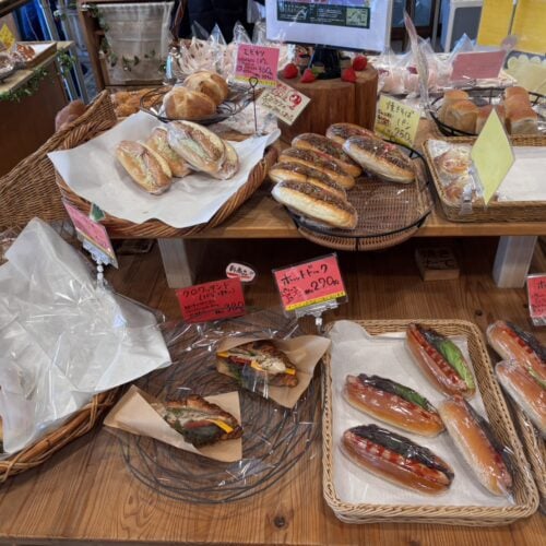 道の駅 奥河内くろまろの郷のパン