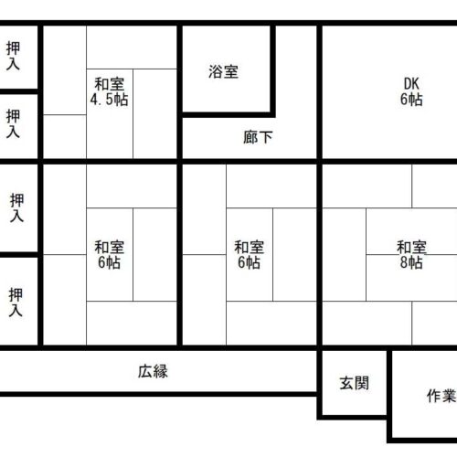 群馬県桐生市の物件の間取り図
