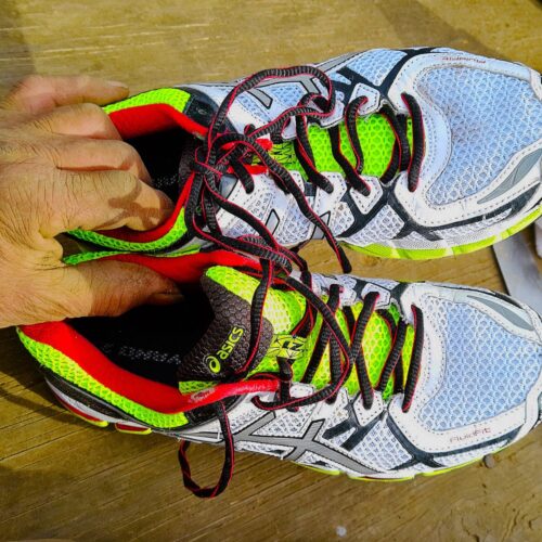 新品を買えば我が稼ぎ3日分に相当するアシックス