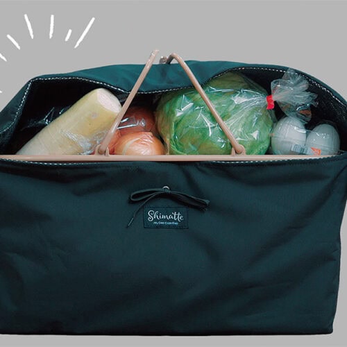 保冷機能付きレジカゴバッグ『Shimatteクールカゴバッグ』の中身は大容量