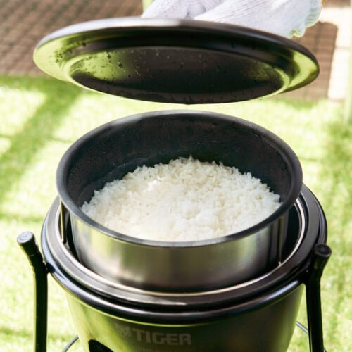 タイガー魔法瓶の魔法のかまどごはんの炊き上がり
